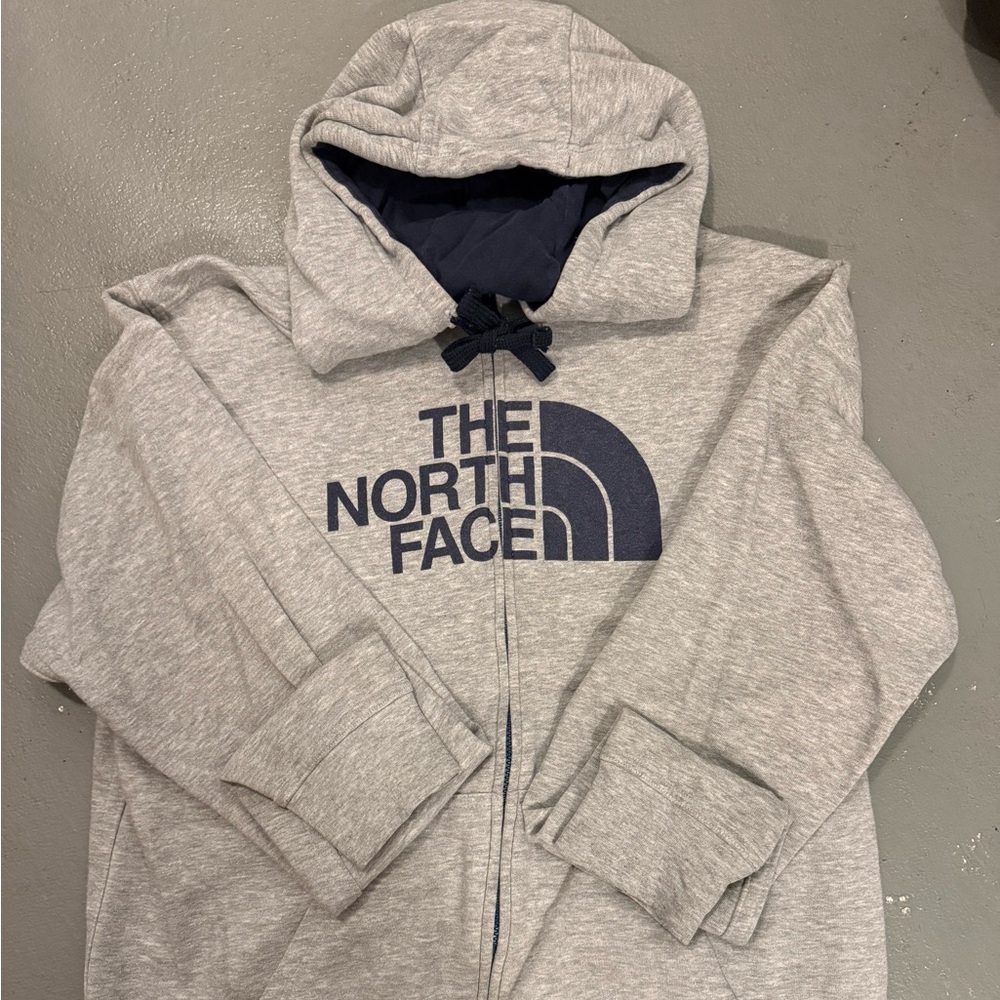 The North Face zip up sweatshirt